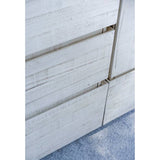 Fresca Formosa 48" Rustic White Modern Freestanding Bathroom Vanity | FCB31-122412RWH-FC-CWH-U