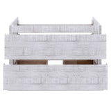 Fresca Formosa 59" Rustic White Modern Wall Hung Bathroom Base Cabinet | FCB31-123612RWH