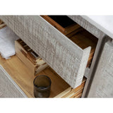 Fresca Formosa 56" Ash Modern Wall Hung Double Sink Bathroom Base Cabinet | FCB31-241224ASH
