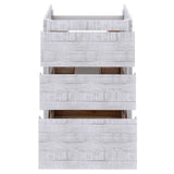 Fresca Formosa 56" Rustic White Modern Freestanding Double Sink Bathroom Base Cabinet | FCB31-241224RWH-FC