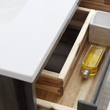 Fresca Formosa 48" Floor Standing Open Bottom Double Sink Modern Bathroom Cabinet w/ Top  Sinks | FCB31-2424ACA-FS-CWH-U