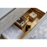 Fresca Formosa 58" Ash Modern Freestanding Open Bottom Double Sink Bathroom Base Cabinet | FCB31-3030ASH-FS