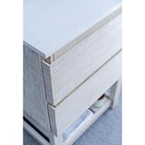 Fresca Formosa 23" Rustic White Modern Floor Standing Open Bottom Bathroom Base Cabinet | FCB3124RWH-FS