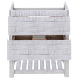 Fresca Formosa 29" Rustic White Modern Freestanding Open Bottom Bathroom Base Cabinet | FCB3130RWH-FS