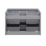 Fresca Modello Modern 32" Gray Wall Hung Bathroom Cabinet | FCB6183GR-VSL