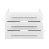 Fresca Lucera Modern 32" White Wall Hung Bathroom Cabinet | FCB6183WH-VSL