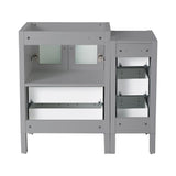 Fresca Torino 36" Gray Modern Bathroom Cabinets