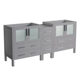 Fresca Torino 72" Gray Modern Bathroom Cabinets