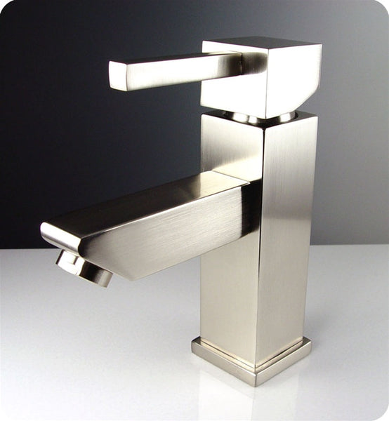 Fresca Energia 36" White Modern Bathroom Vanity w/ Three Panel Folding Mirror