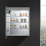 Fresca Spazio 24" Wide x 30" Tall Bathroom Medicine Cabinet - Left Swing