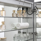 Fresca Spazio 30" Wide x 36" Tall Bathroom Medicine Cabinet w/ LED Lighting