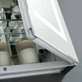 Fresca Spazio 48" Wide x 30" Tall Bathroom Medicine Cabinet w/ LED Lighting
