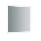 Fresca Angelo 30" Wide x 30" Tall Bathroom Mirror w/ Halo Style LED Lighting and Defogger