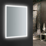 Fresca Angelo 48" Wide x 36" Tall Bathroom Mirror w/ Halo Style LED Lighting