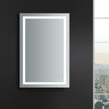 Fresca Santo 48" Wide x 30" Tall Bathroom Mirror w/ LED Lighting and Defogger