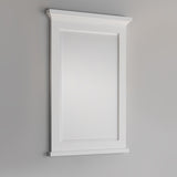 Fresca Windsor 24" Matte White Bathroom Mirror | FMR2424WHM