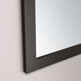Fresca Transitional 24"X30" Reversible Mount Mirror in Espresso | FMR6124ES