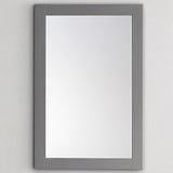 Fresca Transitional 24"X30" Reversible Mount Mirror in Gray | FMR6124GR