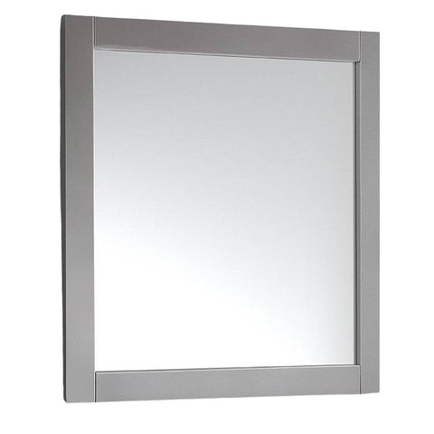 Fresca Transitional 36"X30" Reversible Mount Mirror in Gray | FMR6136GR