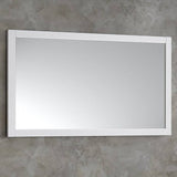 Fresca Transitional 48"X30" Reversible Mount Mirror in White | FMR6148WH