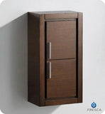 Fresca Allier Wenge Brown Bathroom Linen Side Cabinet w/ 2 Doors