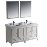 Fresca Oxford 60" Double Sink Vanity