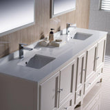 Fresca Oxford 84" Double Sink Vanity