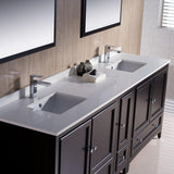 Fresca Oxford 84" Double Sink Vanity