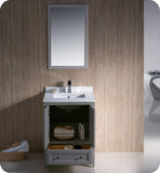 Fresca Oxford 24" Gray Traditional Bathroom Vanity