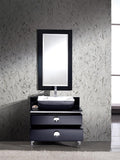 Fresca Moselle 36" Modern Glass Bathroom Vanity w/ Mirror