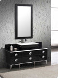 Fresca Moselle 59" Modern Glass Bathroom Vanity w/ Mirror