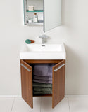 Fresca Alto 23" Teak Modern Bathroom Vanity w/ Medicine Cabinet