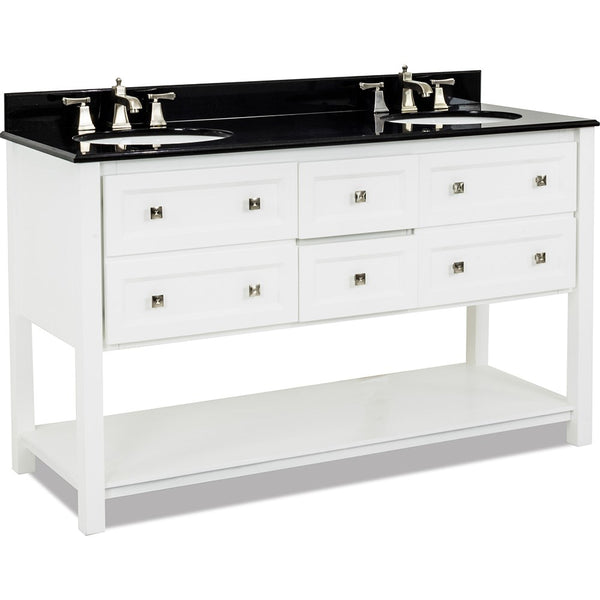 Elements Adler Modern Bathroom Vanity Sink Faucet Vessel Drain w/ Bowl And Top