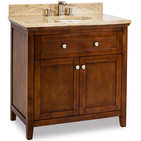 Jeffrey Alexander Chatham Shaker Bathroom Vanity Sink Faucet w/ Bowl & Top