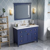 Jeffrey Alexander Chatham Contemporary 48" Hale Blue Under-mount Sink Vanity