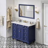 Jeffrey Alexander Douglas Transitional 48" Hale Blue Under-mount Sink Vanity VKITDOU48BLWCR