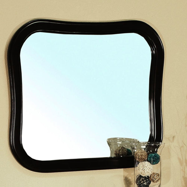 Bellaterra Home 35" Espresso Wood Framed Mirror - 203037-Mirror-ES - Bath Vanity Plus