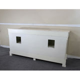 Bellaterra Home 72" Cream White Wood Double Sink Vanity Set - 205072-D-CR - Bath Vanity Plus