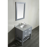 Bosconi 30'' Single Vanity - SB-250-1GR - Bath Vanity Plus