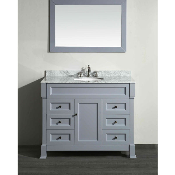 Bosconi 43'' Single Vanity in Gray - SB-278GR - Bath Vanity Plus