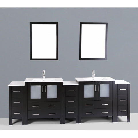 Bosconi 96" Double Vanity - AB230U3S - Bath Vanity Plus