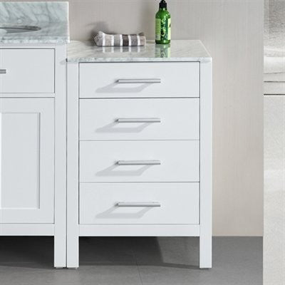 Design Element 20″ London Cabinet in White - DEC076MCAB-W - Bath Vanity Plus