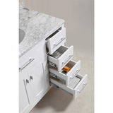 Design Element 36" London Stanmark Single Sink Vanity Set in White - DEC076D-W - Bath Vanity Plus