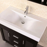 Design Element 36" Milan Single Sink Vanity Set - DEC021 - Bath Vanity Plus