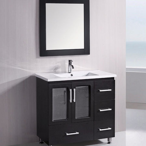 Design Element 36" Stanton Single Sink Vanity Set - B36-DS - Bath Vanity Plus