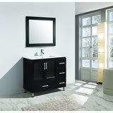 Design Element 40" Stanton Single Sink Vanity Set with Mirror - B40-DS - Bath Vanity Plus