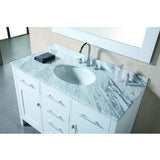 Design Element 48" London Stanmark Single Sink Vanity Set in White, Gray or Espresso - DEC076C - Bath Vanity Plus