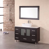 Design Element 48" Stanton Single Sink Vanity Set with Vessel Sink - B48-VS - Bath Vanity Plus