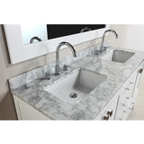 Design Element 60" London Hyde Double Sink Vanity Set in White, Espresso or Gray - DEC082A - Bath Vanity Plus