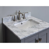 Eviva Aberdeen 24" Transitional Gray Bathroom Vanity Set - EVVN412-24GR - Bath Vanity Plus